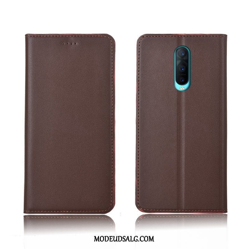 Oppo R17 Pro Etui / Cover Beskyttelse Silikone Lædertaske Anti-fald Clamshell