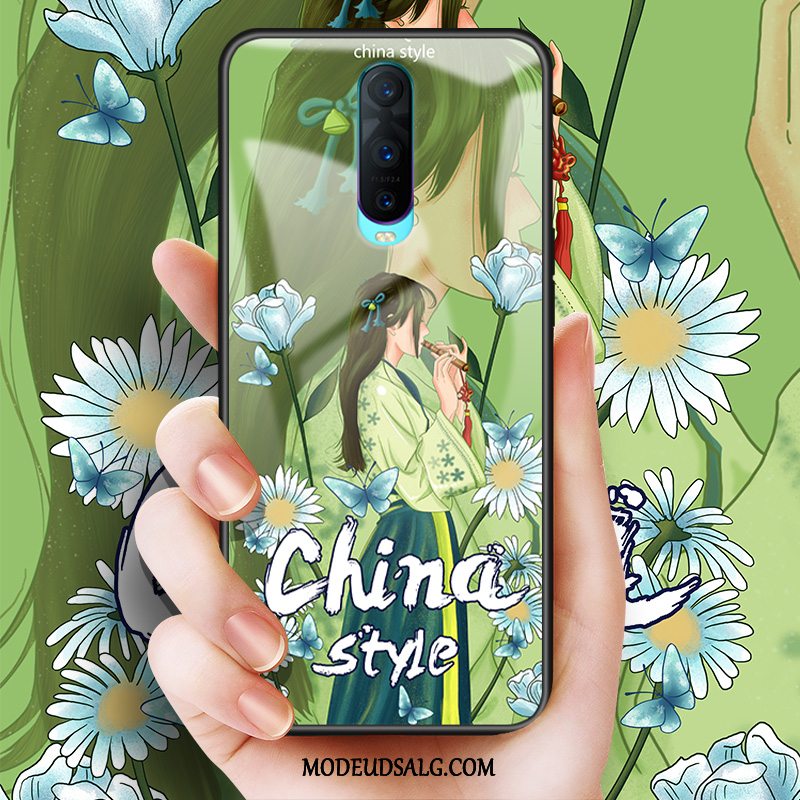 Oppo R17 Pro Etui Glas Trend Anti-fald Kinesisk Stil Cover