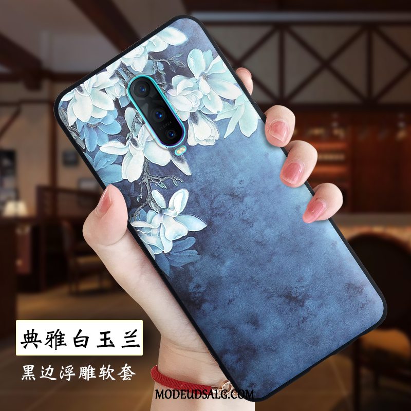 Oppo R17 Pro Etui Lilje Blød Relief Beskyttelse Kreativ