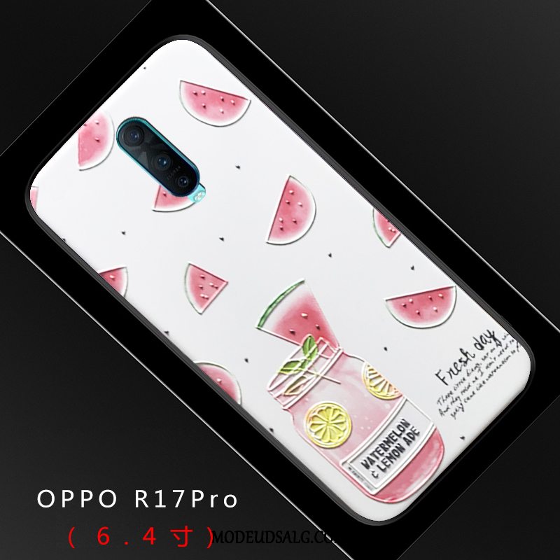 Oppo R17 Pro Etui Relief Af Personlighed Anti-fald Frugt Beskyttelse