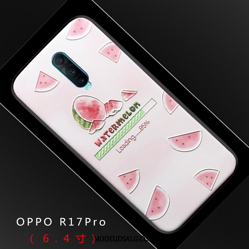 Oppo R17 Pro Etui Relief Af Personlighed Anti-fald Frugt Beskyttelse