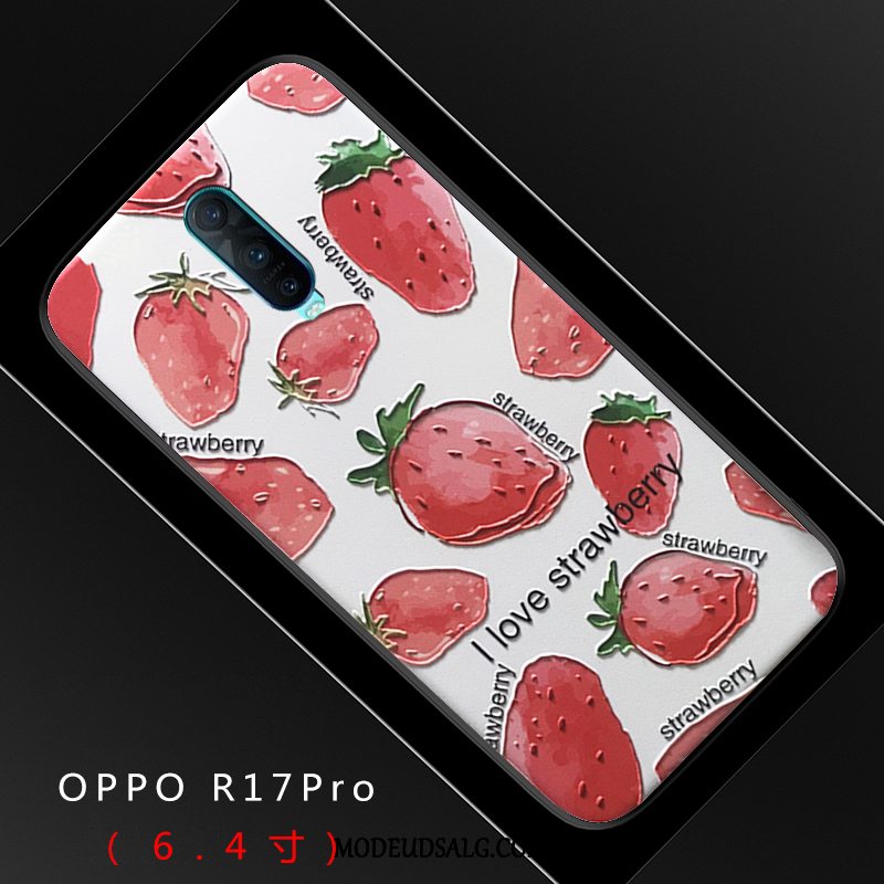 Oppo R17 Pro Etui Relief Af Personlighed Anti-fald Frugt Beskyttelse