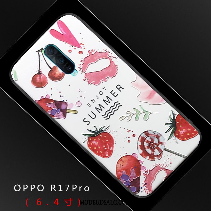 Oppo R17 Pro Etui Relief Af Personlighed Anti-fald Frugt Beskyttelse