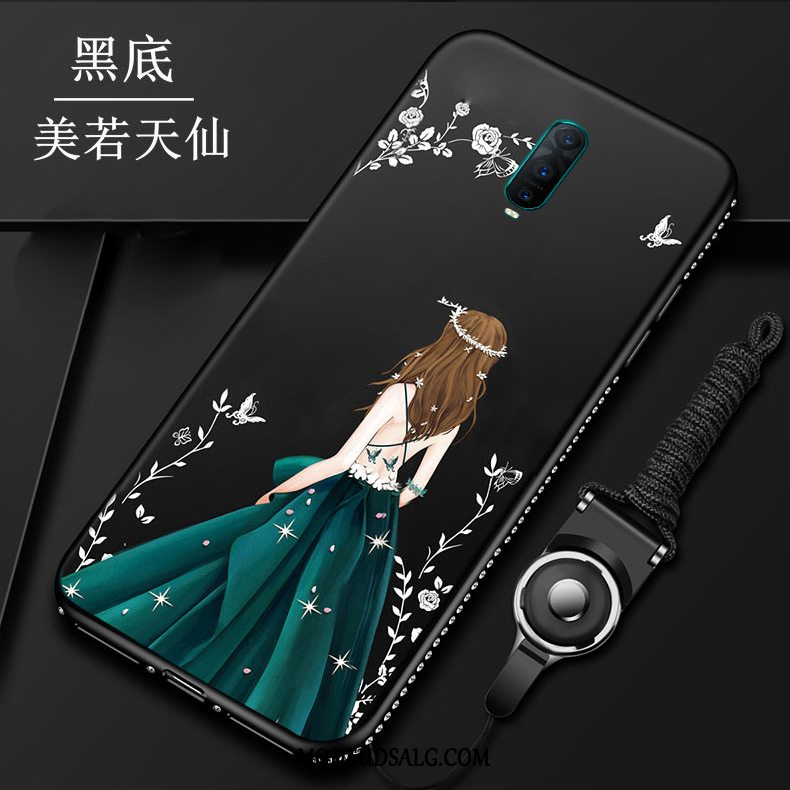 Oppo R17 Pro Etui Trendy Blød Cover Anti-fald Rød