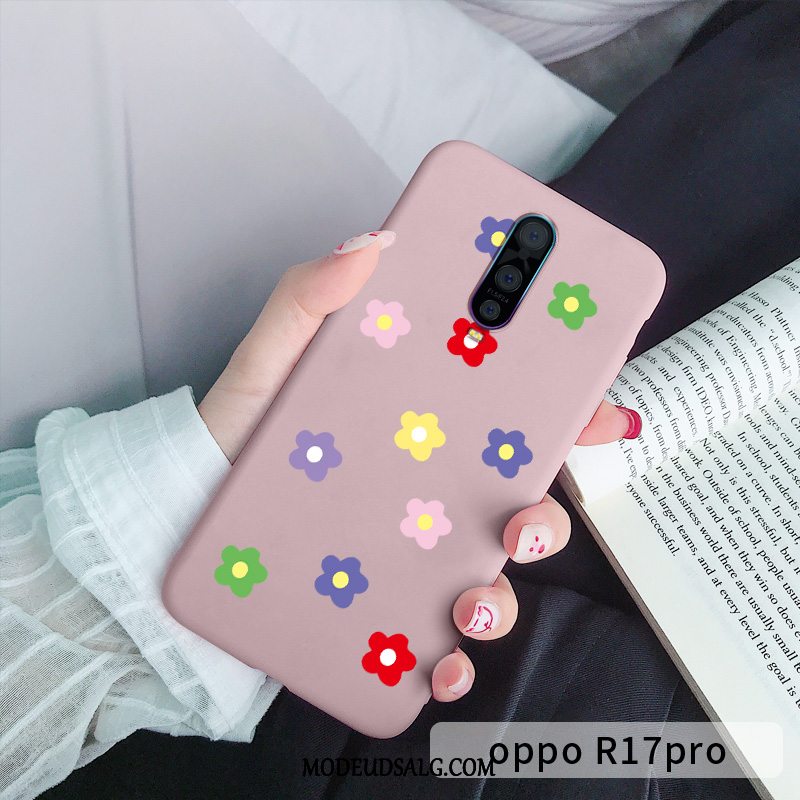 Oppo R17 Pro Etui Tynd Af Personlighed Net Red Lyse Blå