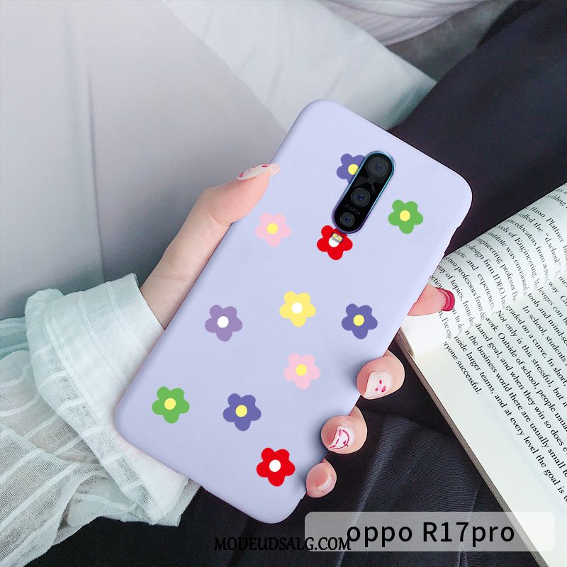 Oppo R17 Pro Etui Tynd Af Personlighed Net Red Lyse Blå