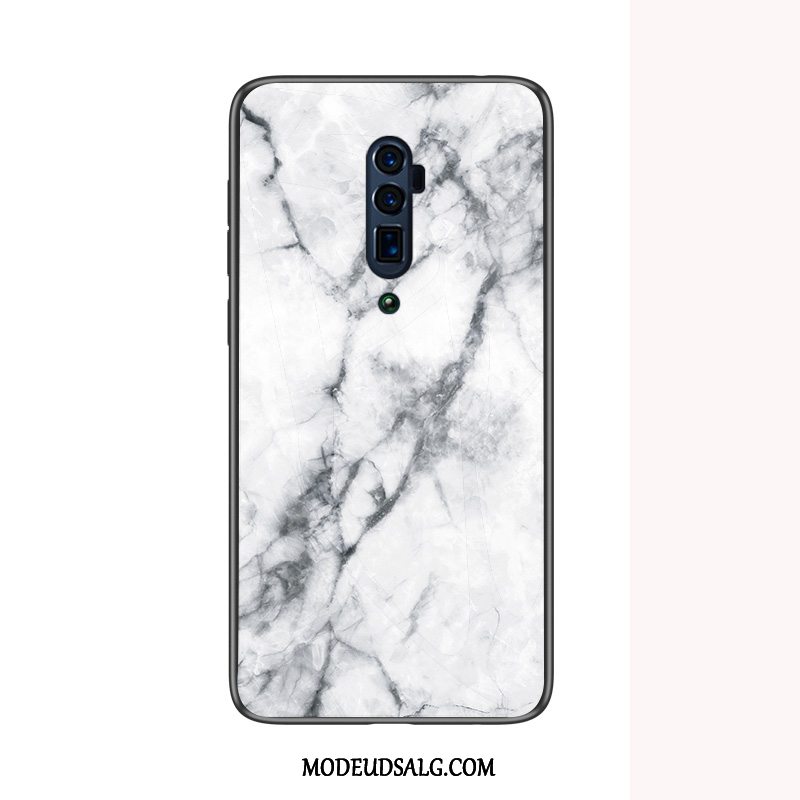 Oppo Reno 10x Zoom Etui Beskyttelse Cover Anti-fald Blød Hvid