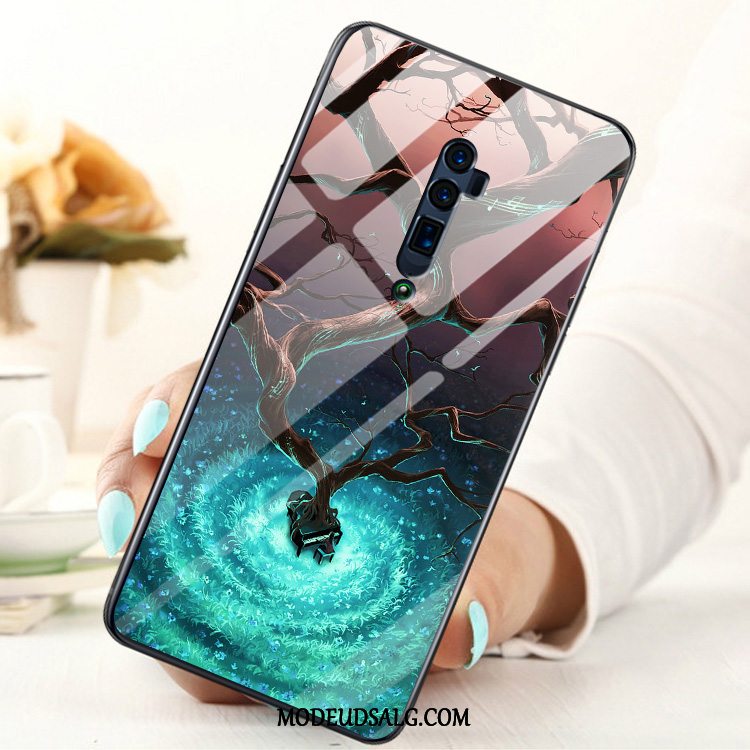 Oppo Reno 10x Zoom Etui / Cover Anti-fald Membrane Hærdning Ring Glas