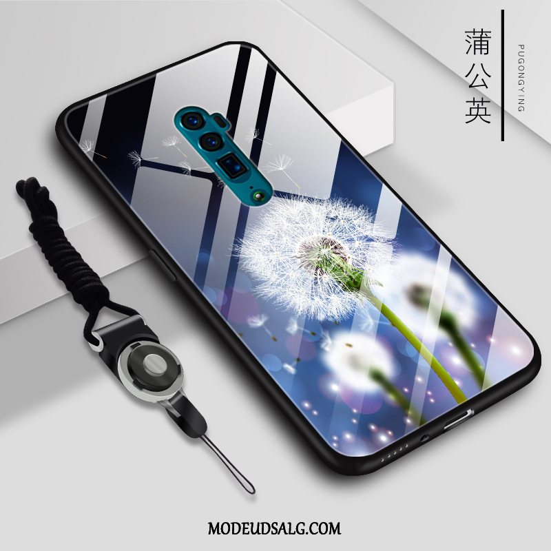 Oppo Reno 10x Zoom Etui Grøn Cover Hængende Hals Cartoon