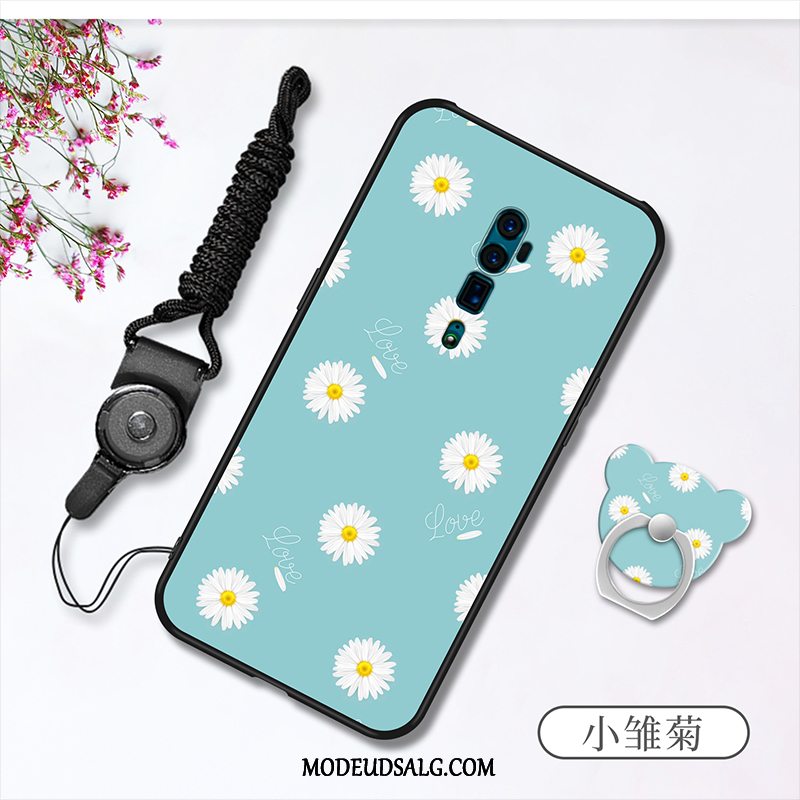 Oppo Reno 10x Zoom Etui Rose Lyserød Ring Cover Blød