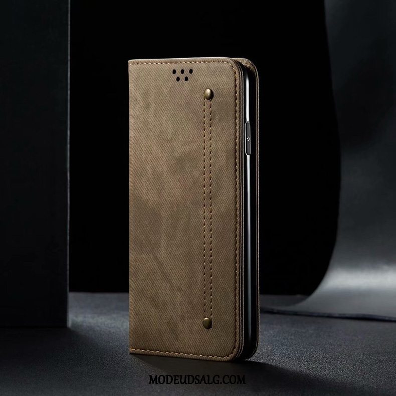 Oppo Reno 2 Etui Beskyttelse Cover Folio Lædertaske Rød