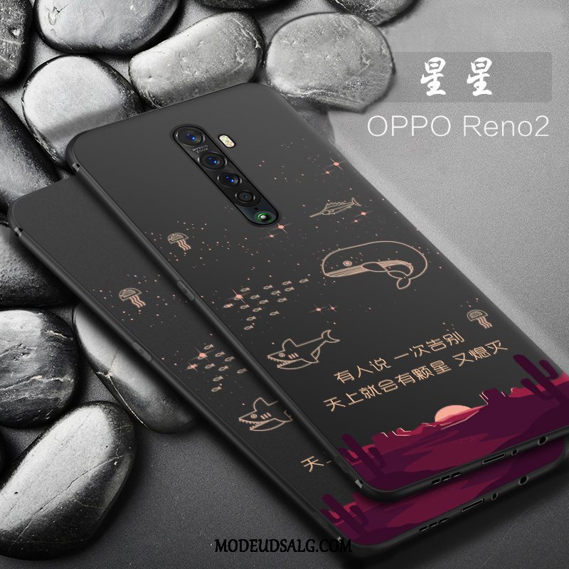 Oppo Reno 2 Etui Blød Tynd Anti-fald Trend Nubuck