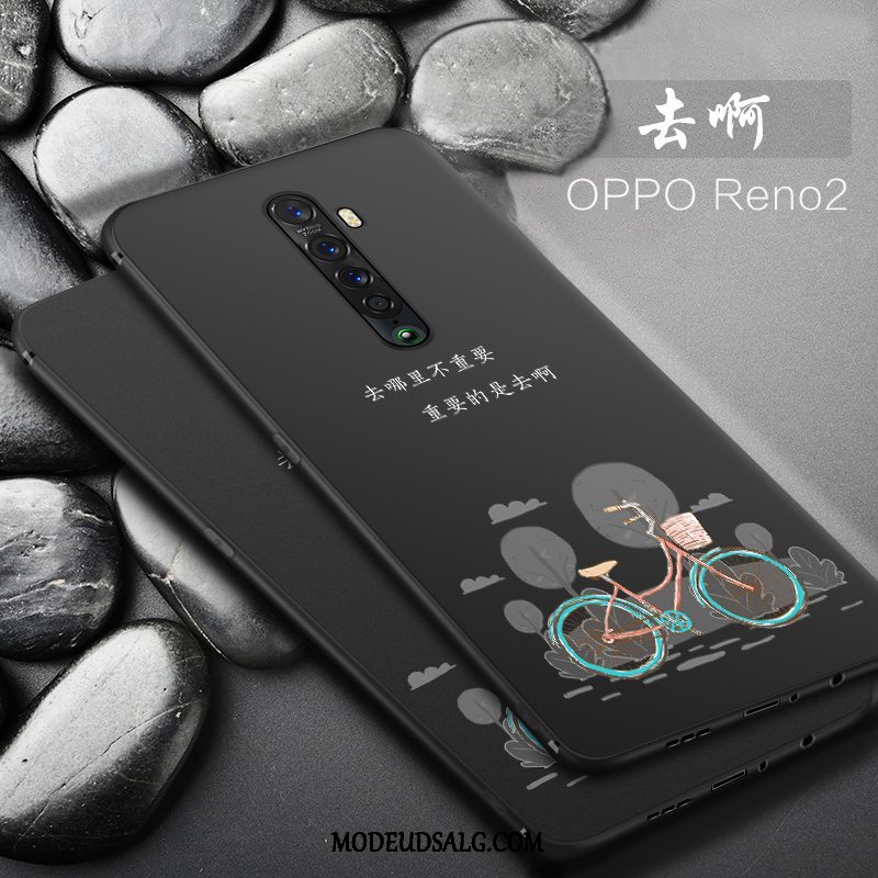 Oppo Reno 2 Etui Blød Tynd Anti-fald Trend Nubuck