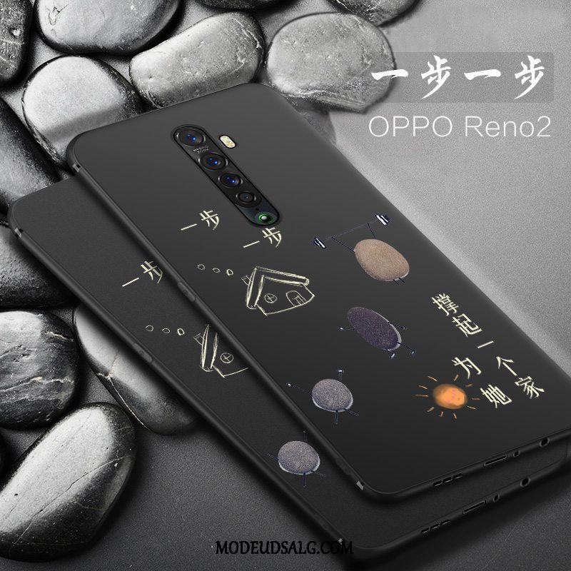 Oppo Reno 2 Etui Blød Tynd Anti-fald Trend Nubuck