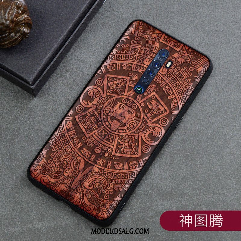 Oppo Reno 2 Etui / Cover Beskyttelse Ny Skulptur Vintage