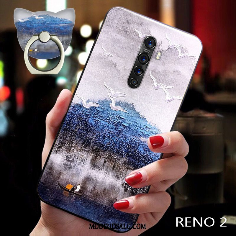 Oppo Reno 2 Etui Cover Blød Måned Anti-fald Trendy