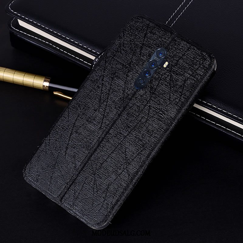 Oppo Reno 2 Etui / Cover Mønster Membrane Rød Simple Farve