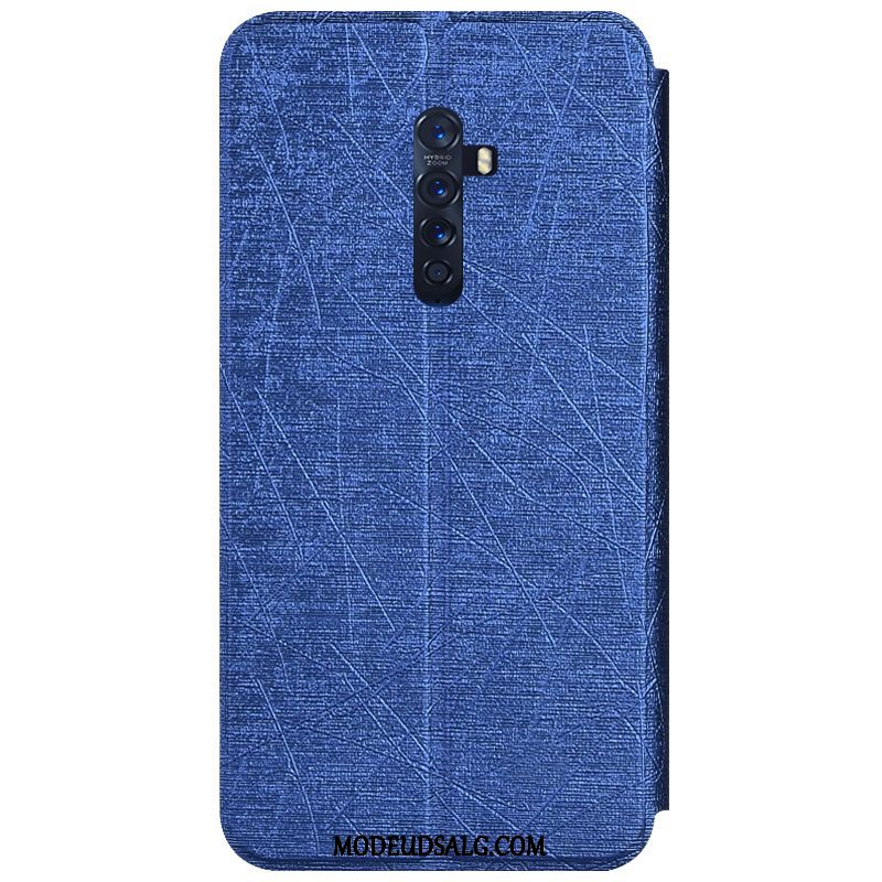 Oppo Reno 2 Etui / Cover Mønster Membrane Rød Simple Farve