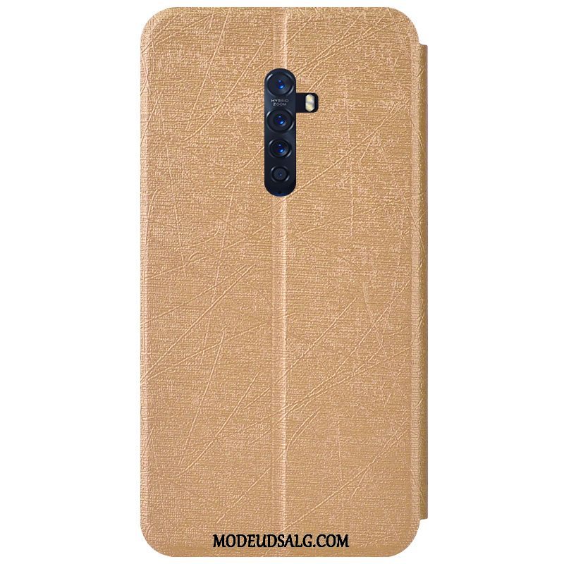 Oppo Reno 2 Etui / Cover Mønster Membrane Rød Simple Farve