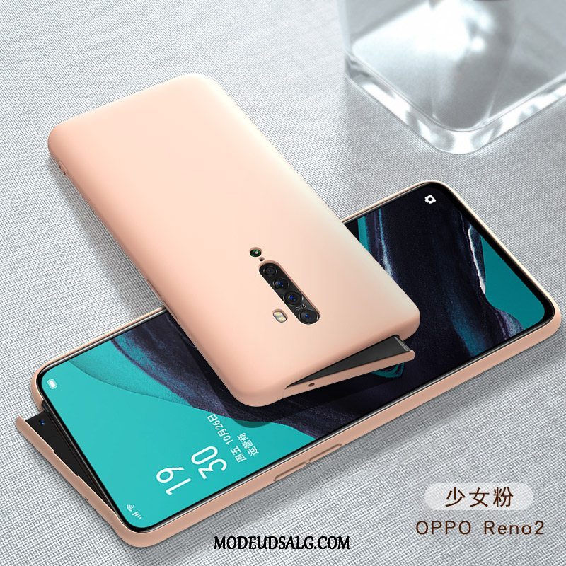 Oppo Reno 2 Etui Membrane Cover Blød Silikone Anti-fald