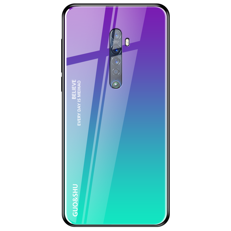 Oppo Reno 2 Etui Spejl Nubuck Silikone Blød Trend