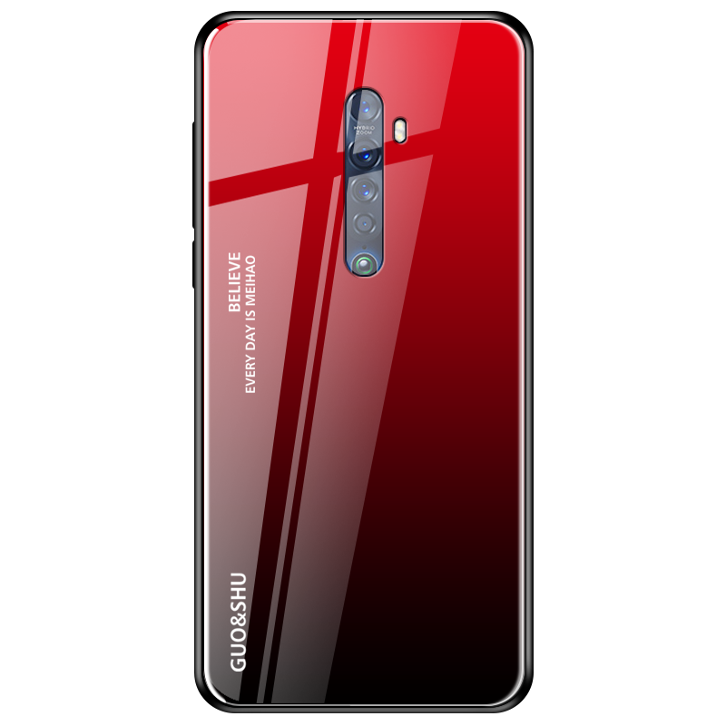 Oppo Reno 2 Etui Spejl Nubuck Silikone Blød Trend