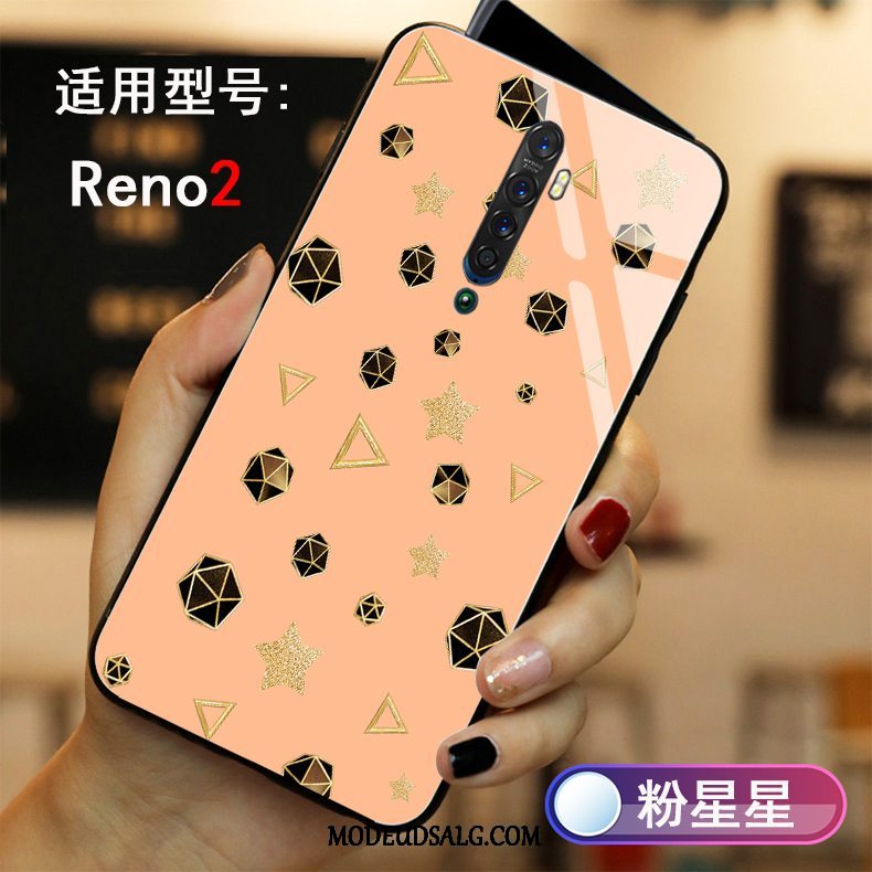 Oppo Reno 2 Etui Stjerne Hvid Mode Kreativ Cover