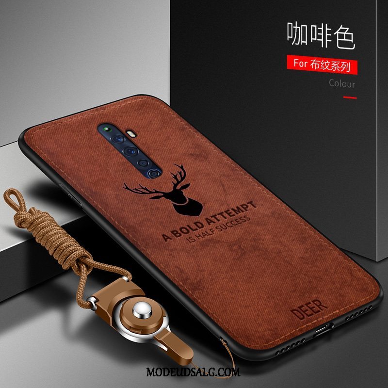 Oppo Reno 2 Z Etui Blød Cover Trend Mønster Sølv