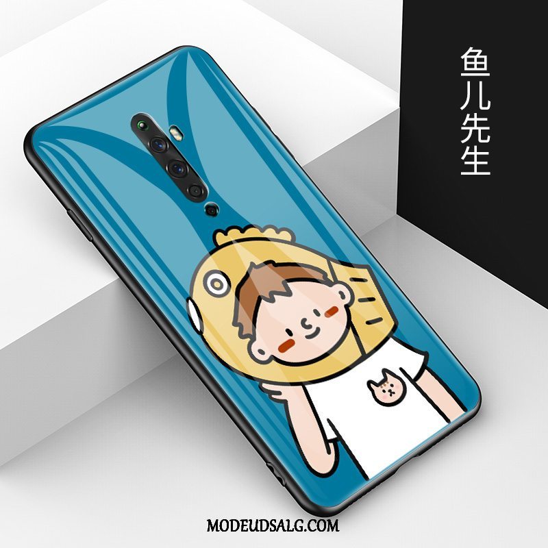 Oppo Reno 2 Z Etui / Cover Anti-fald Alt Inklusive Trendy Hærdet Glas Cartoon