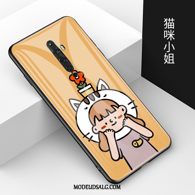 Oppo Reno 2 Z Etui / Cover Anti-fald Alt Inklusive Trendy Hærdet Glas Cartoon