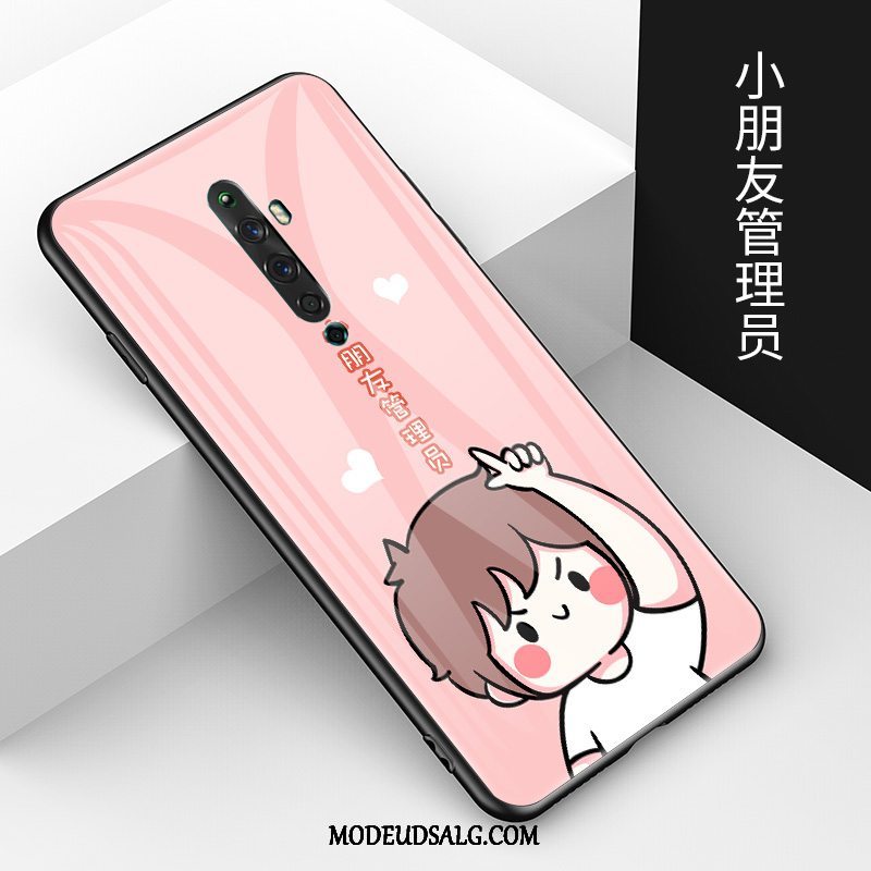 Oppo Reno 2 Z Etui / Cover Anti-fald Alt Inklusive Trendy Hærdet Glas Cartoon