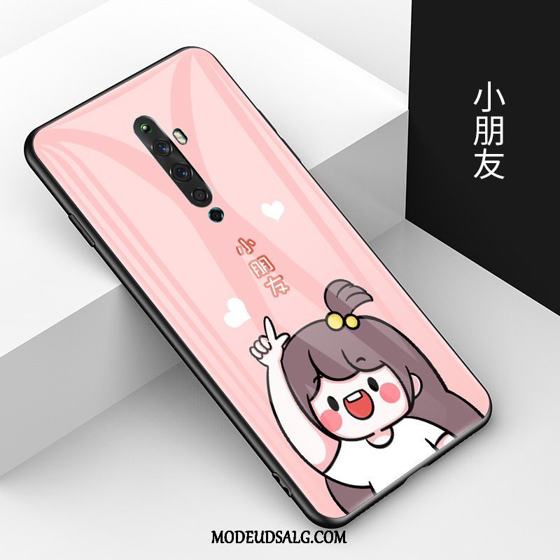 Oppo Reno 2 Z Etui / Cover Anti-fald Alt Inklusive Trendy Hærdet Glas Cartoon