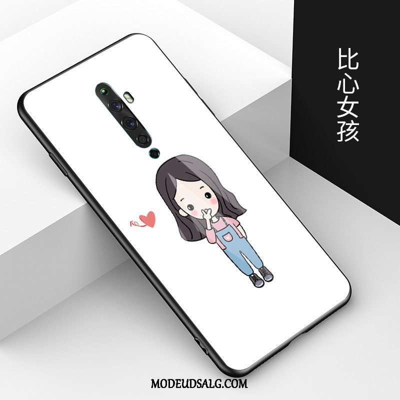 Oppo Reno 2 Z Etui / Cover Anti-fald Alt Inklusive Trendy Hærdet Glas Cartoon