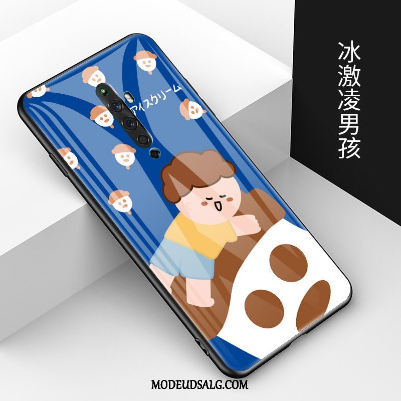 Oppo Reno 2 Z Etui / Cover Anti-fald Alt Inklusive Trendy Hærdet Glas Cartoon