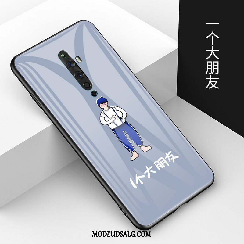 Oppo Reno 2 Z Etui / Cover Anti-fald Alt Inklusive Trendy Hærdet Glas Cartoon