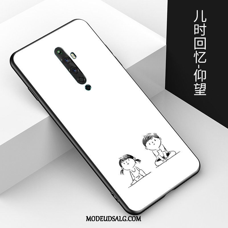 Oppo Reno 2 Z Etui / Cover Anti-fald Alt Inklusive Trendy Hærdet Glas Cartoon