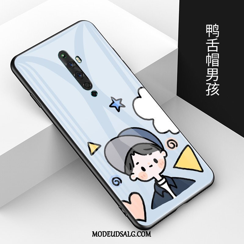 Oppo Reno 2 Z Etui / Cover Anti-fald Alt Inklusive Trendy Hærdet Glas Cartoon