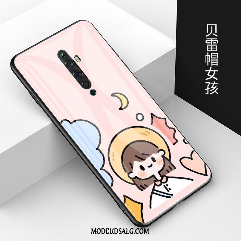 Oppo Reno 2 Z Etui / Cover Anti-fald Alt Inklusive Trendy Hærdet Glas Cartoon