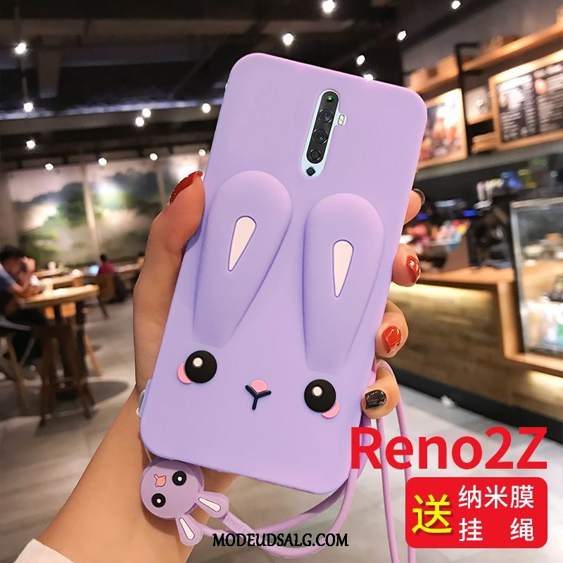 Oppo Reno 2 Z Etui / Cover Hængende Ornamenter Smuk Kanin Anti-fald Af Personlighed