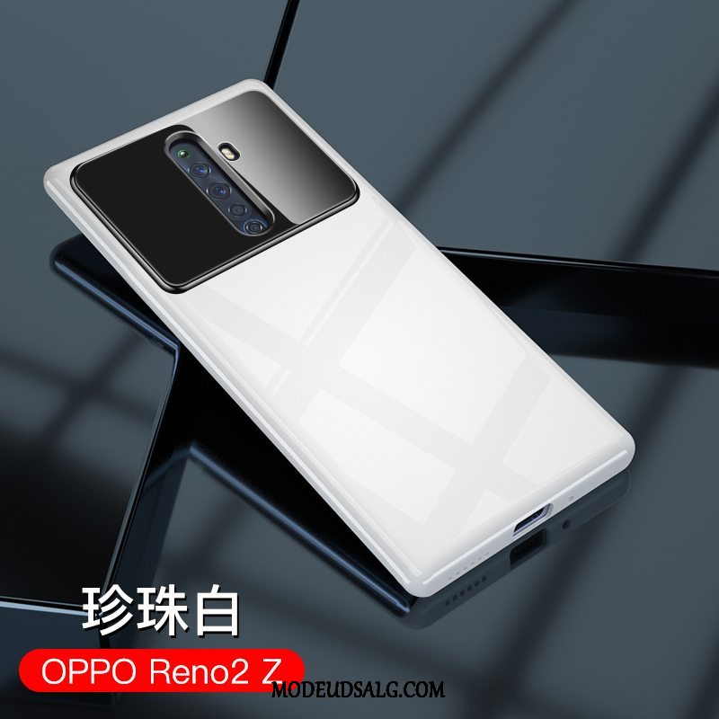 Oppo Reno 2 Z Etui / Cover Kreativ Glas Beskyttelse Hård Net Red