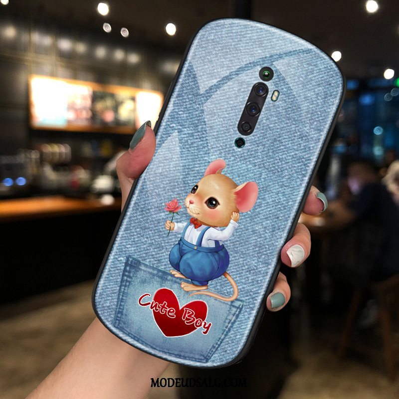 Oppo Reno 2 Z Etui / Cover Smuk Rotte Blød Cartoon Glas