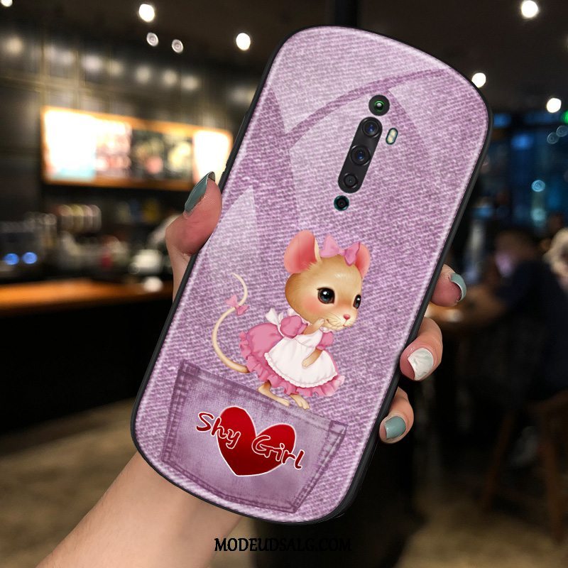 Oppo Reno 2 Z Etui / Cover Smuk Rotte Blød Cartoon Glas