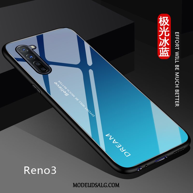 Oppo Reno 3 Etui Alt Inklusive Solid Farve Elskeren Beskyttelse Silikone