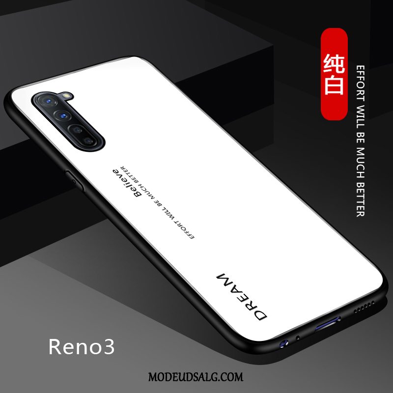 Oppo Reno 3 Etui Alt Inklusive Solid Farve Elskeren Beskyttelse Silikone