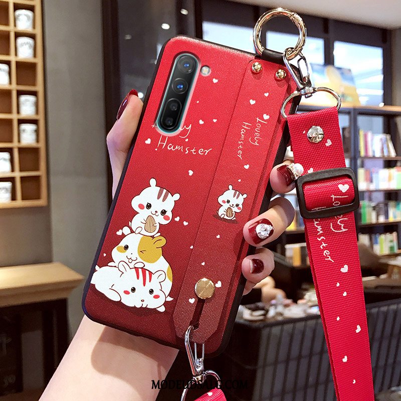 Oppo Reno 3 Etui Anti-fald Silikone Cover Cartoon Net Red