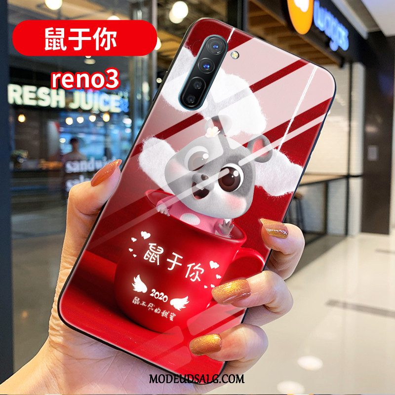 Oppo Reno 3 Etui Blå Net Red Alt Inklusive Ny Smuk