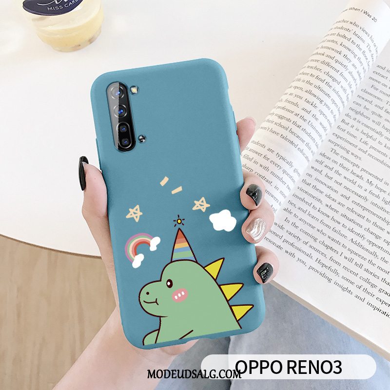 Oppo Reno 3 Etui Cartoon Regnbue Smuk Blød Af Personlighed