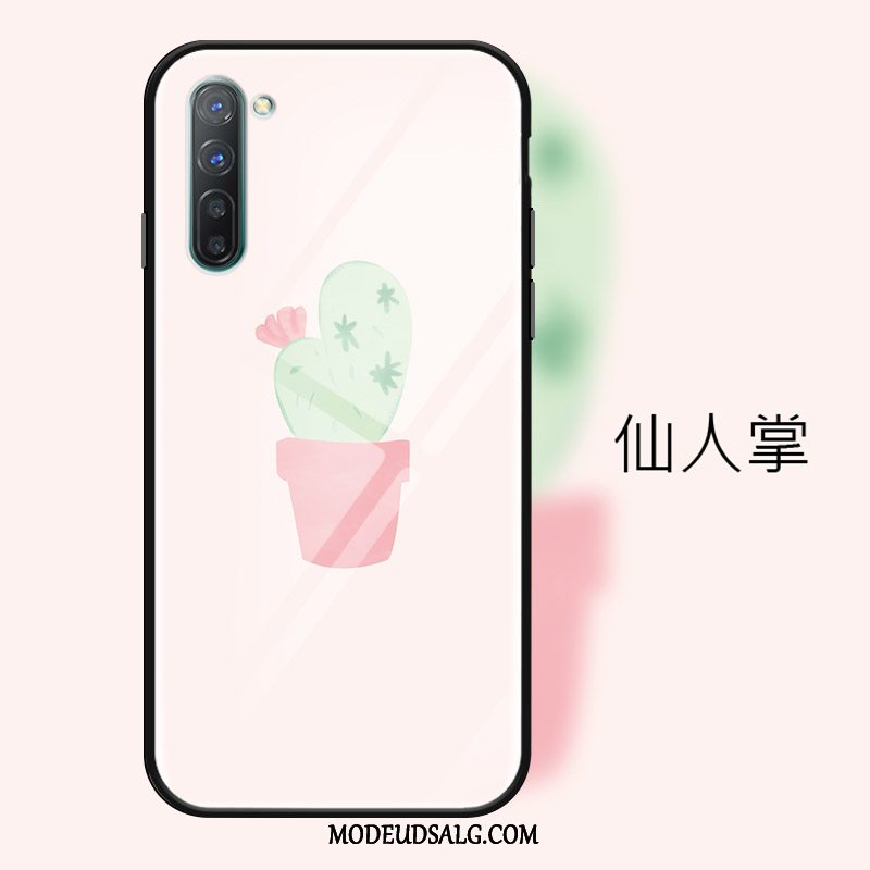 Oppo Reno 3 Etui / Cover Beskyttelse Simple Pulver Lyserød