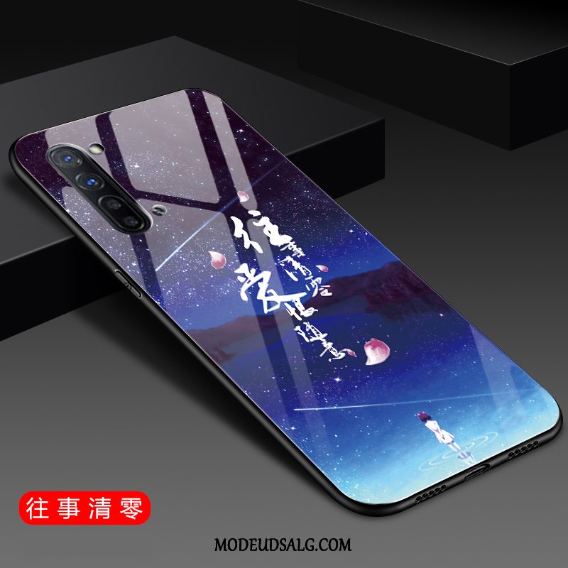 Oppo Reno 3 Etui / Cover Silikone Beskyttelse Lilla Af Personlighed Alt Inklusive