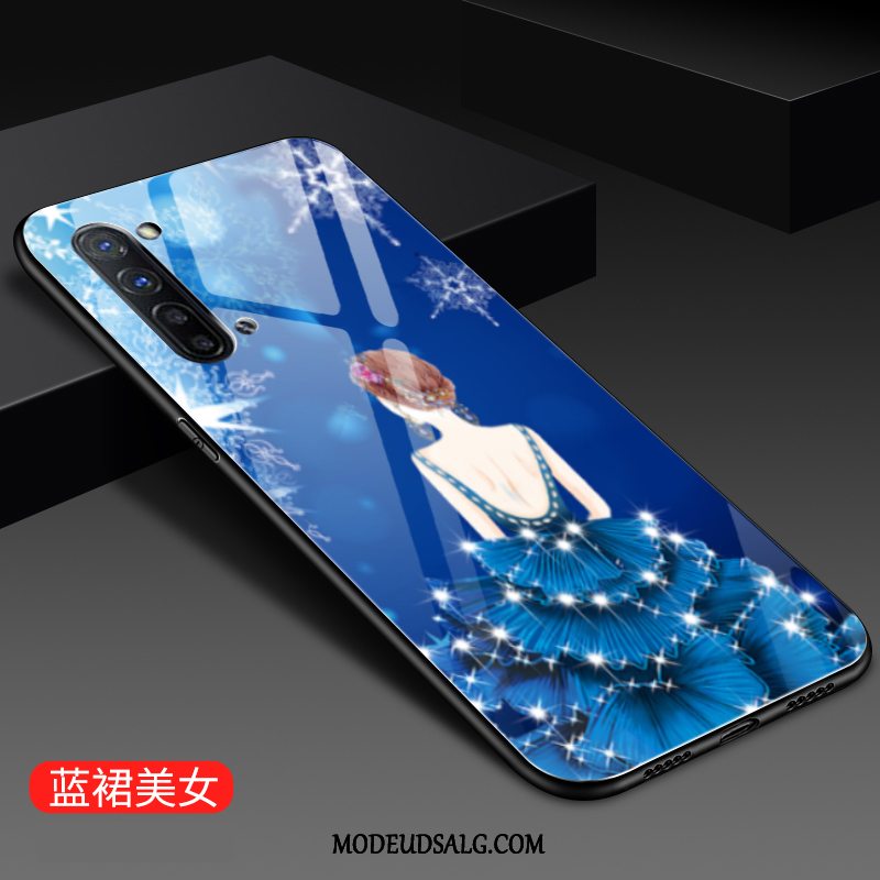 Oppo Reno 3 Etui / Cover Silikone Beskyttelse Lilla Af Personlighed Alt Inklusive